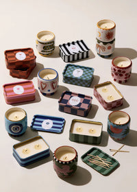 A Dopo Printed Tin Candle - Rosewood Vanilla - 6.5oz