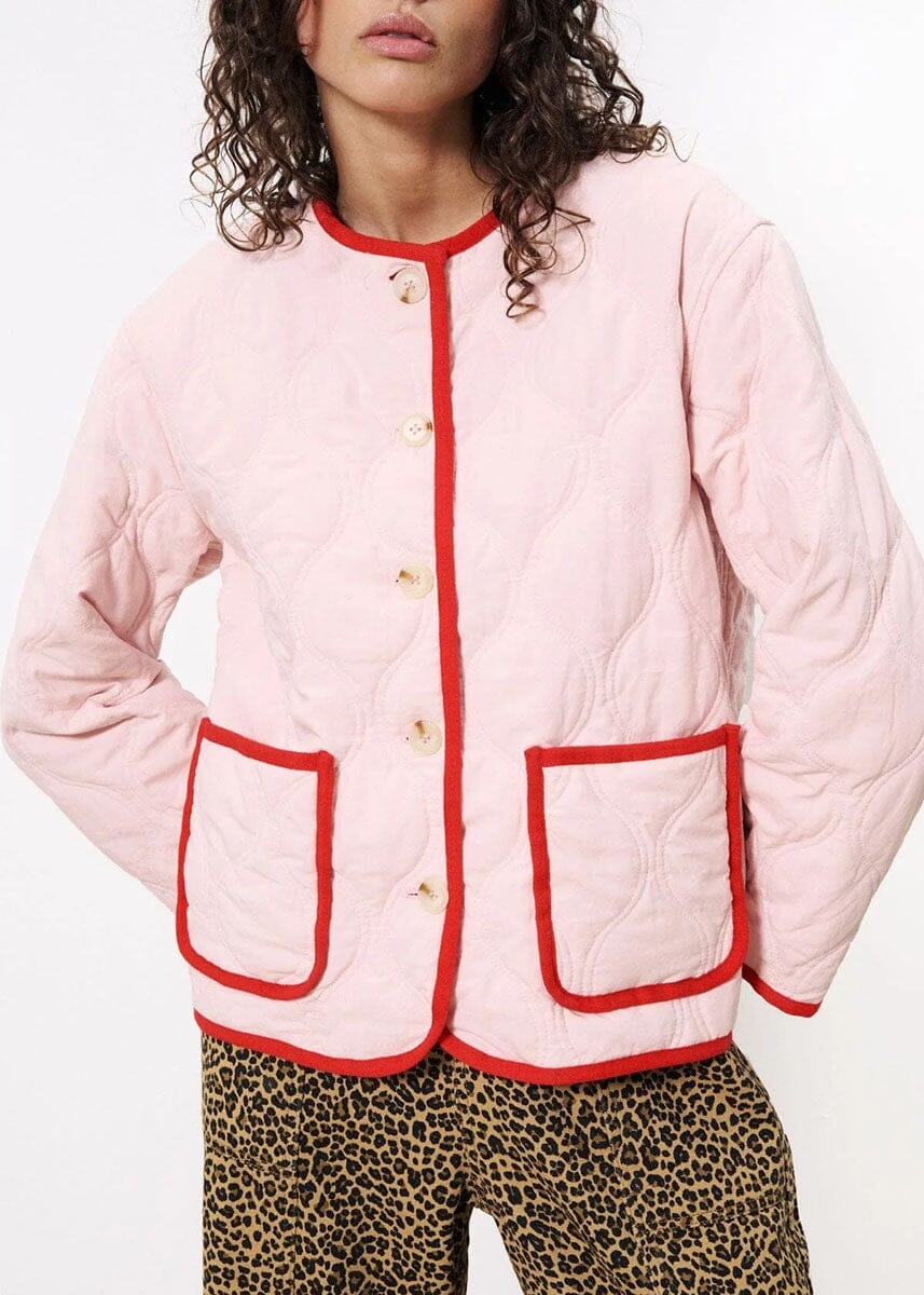 Alezia Quilted Jacket - Rouge