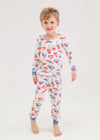 2-Piece L/S Pajama Set - Love You Foodie Much Blue