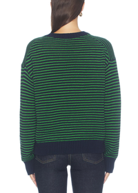 Aura Relaxed Crew Neck Sweater - Midgreen