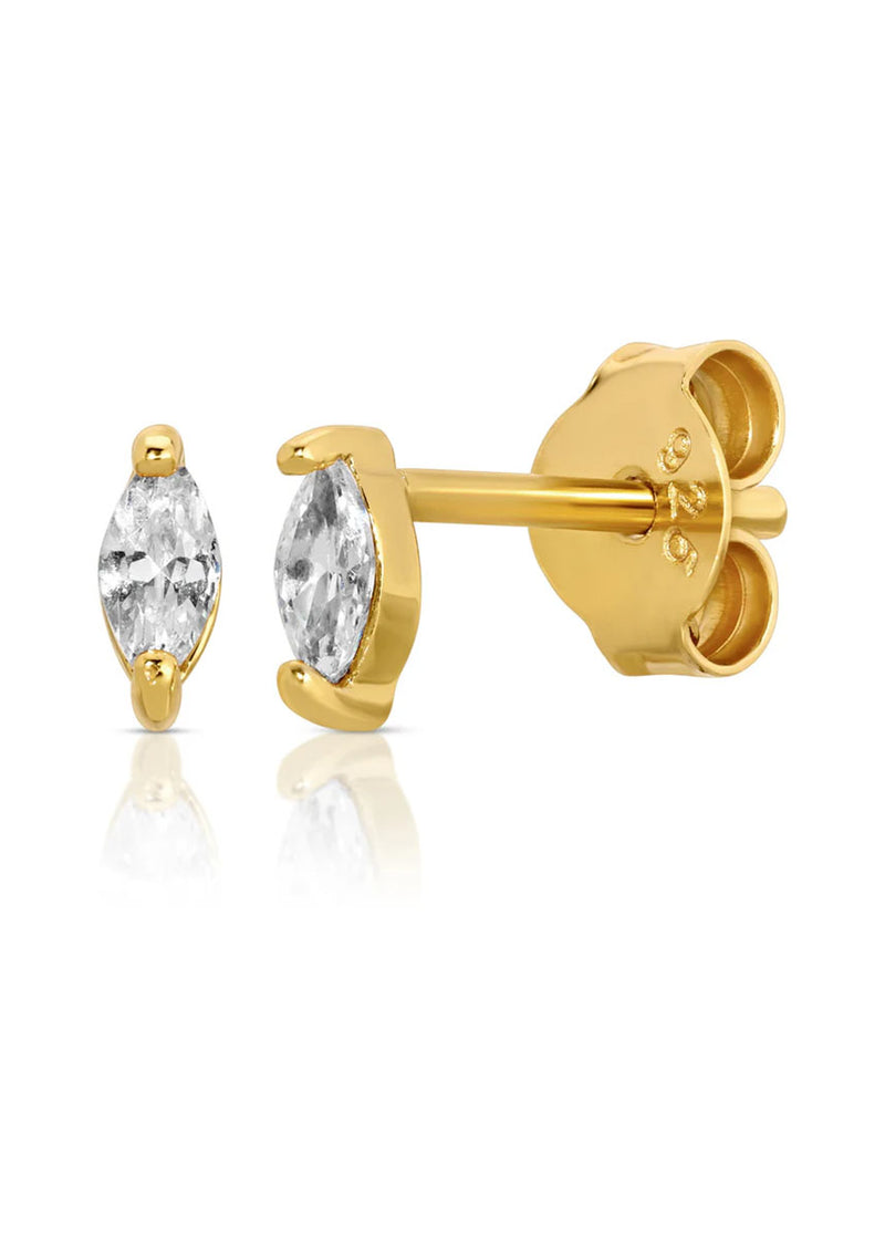 Big Glamour Studs - Gold
