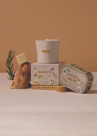 Bistro Baguette Ceramic Candle - Rosemary Thyme - 8oz.