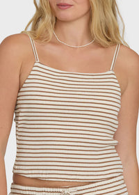 Easy Livin Cami - Brown Stone