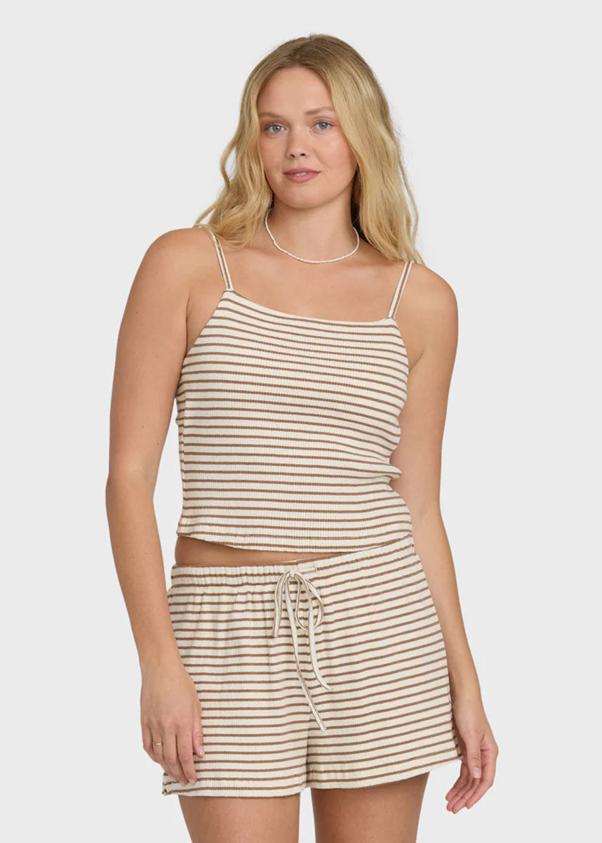 Easy Livin Cami - Brown Stone