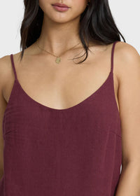 Summer Love Mini Dress - Red Dahlia