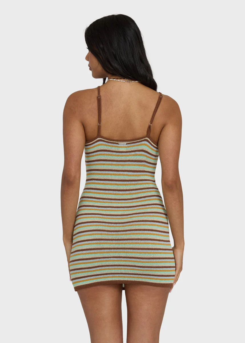 Summer Sun Mini Dress - Brown Stone