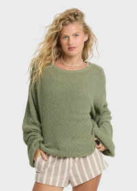 Open Air Sweater - Army Green