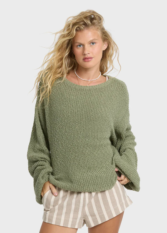 Open Air Sweater - Army Green