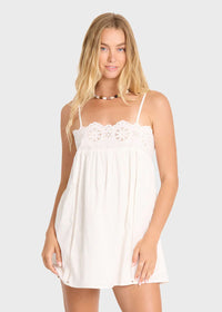 Light & Airy Mini Dress - Salt Crystal