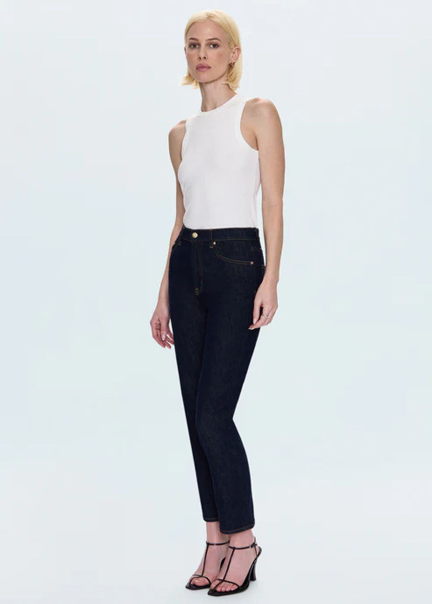 Bri Ankle High-Rise Slim Straight - Nightfall