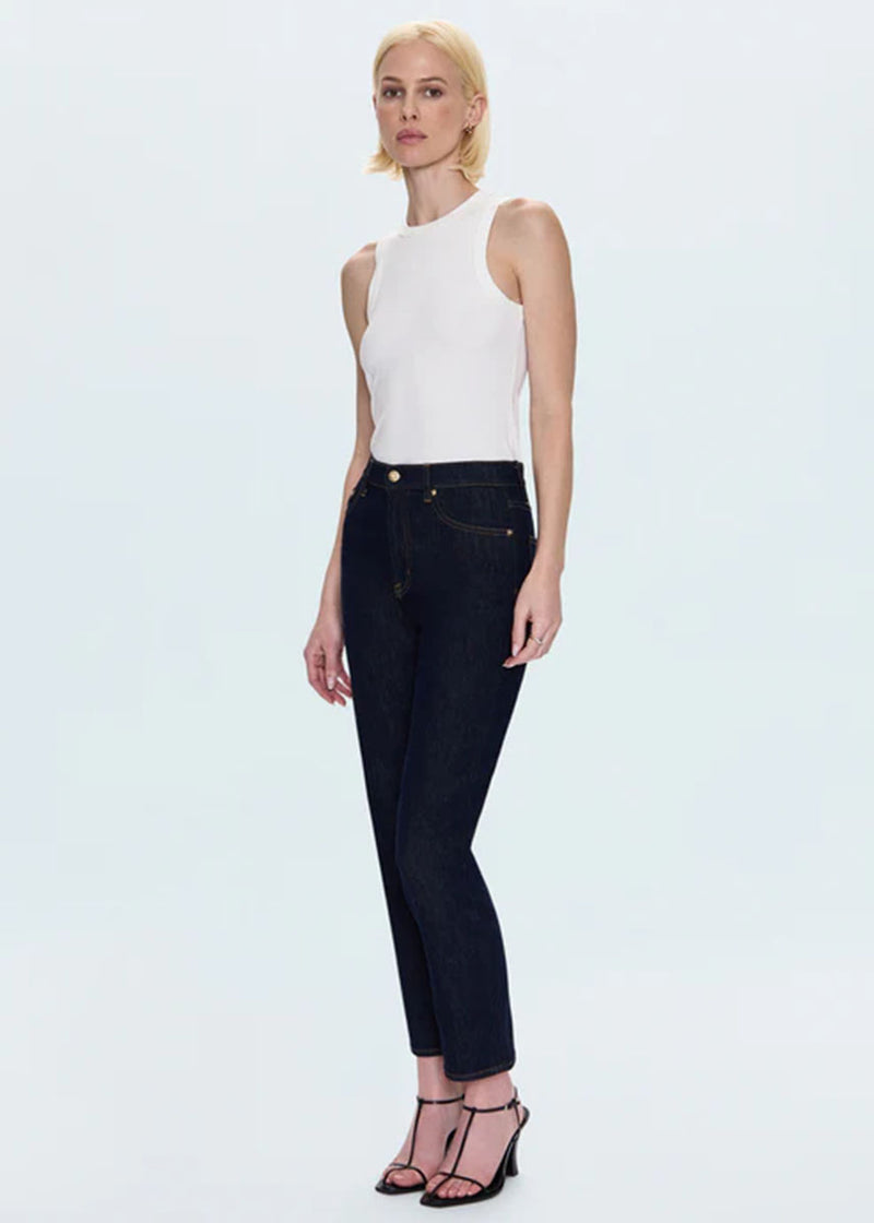 Bri Ankle High-Rise Slim Straight - Nightfall
