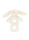 Bashful Cream Bunny Ring Rattle