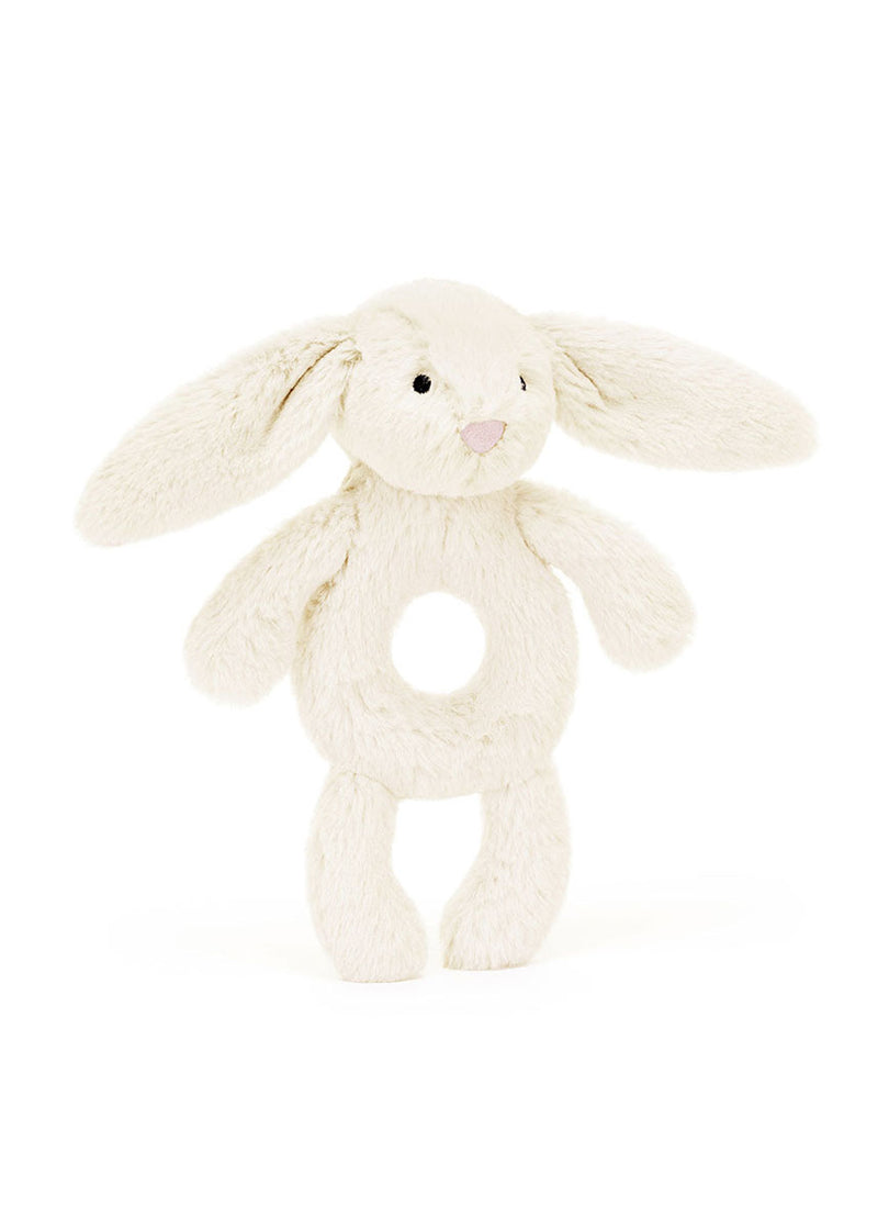 Bashful Cream Bunny Ring Rattle