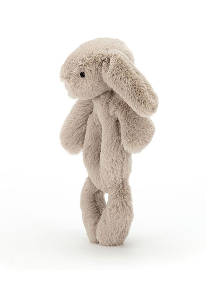 Bashful Beige Bunny Ring Rattle