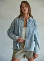 Memory Lane Jean Jacket - Denim White