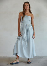 Promenade Dress - Dusty Blue