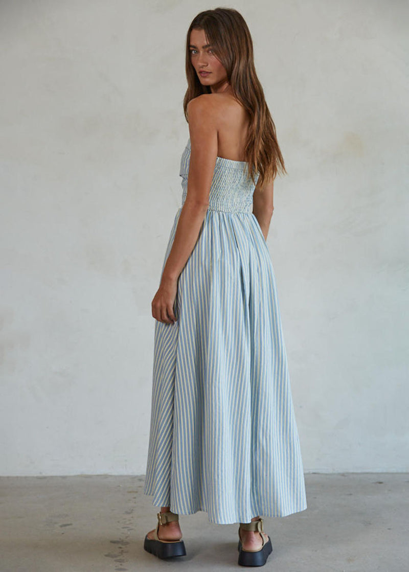 Promenade Dress - Dusty Blue