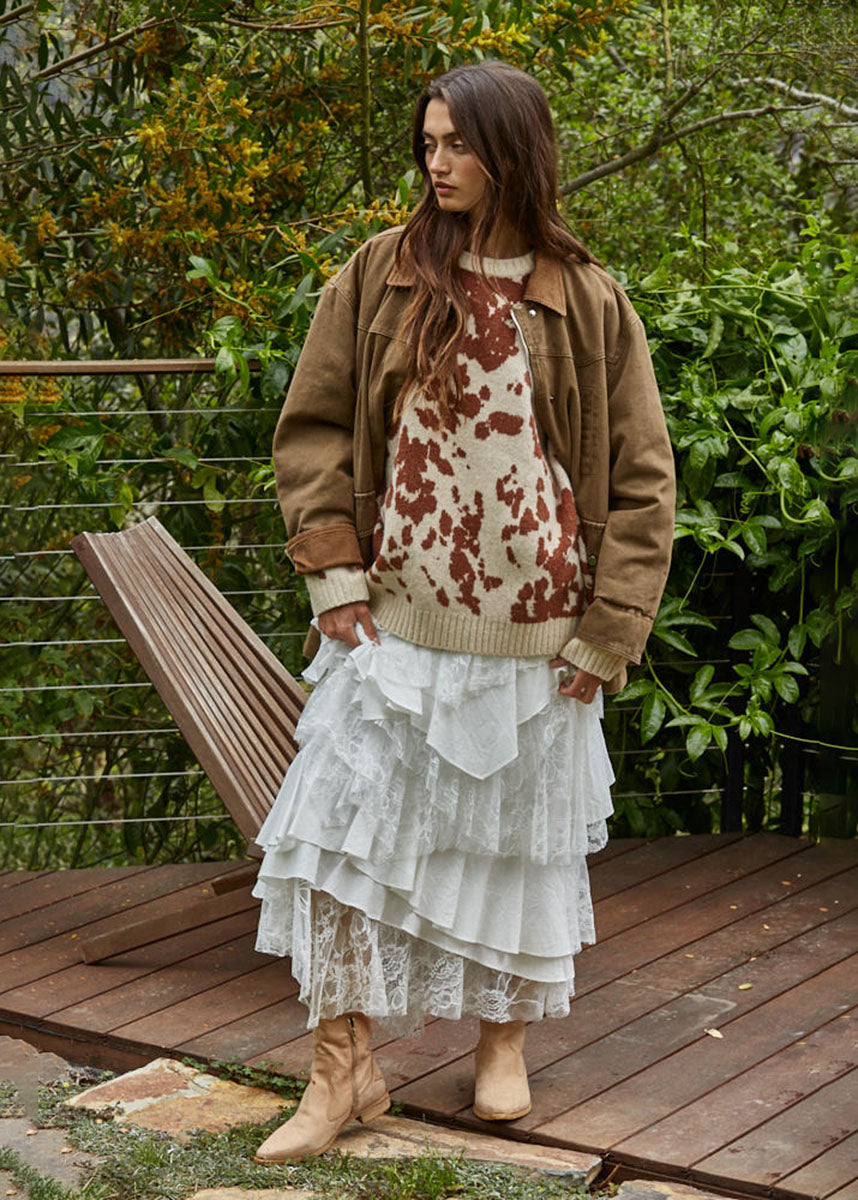 Field Collared Jacket - Olive Brown