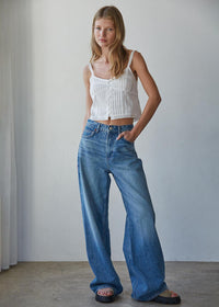 Finneas Button-Down Top - White