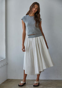Aisling Top - Heather Grey