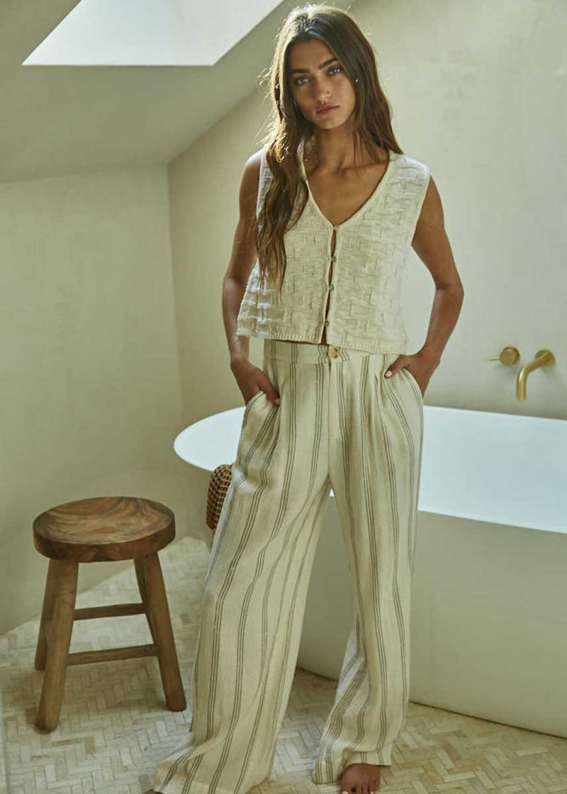 Dawson Vest Top - Cream