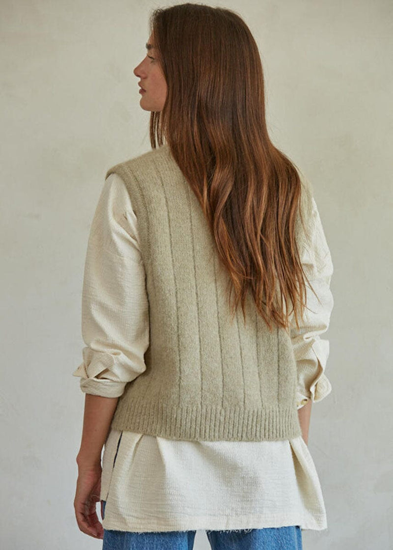 Princet Sweater Vest - Burnt Taupe