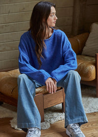 Easy Days Ahead Sweater - Royal Blue