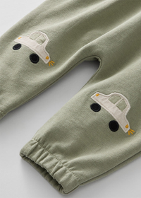 Baby Long Sleeve Shirt & Terry Pants Set - Cars