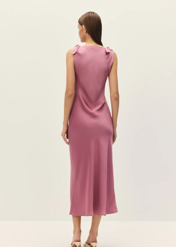 Belle Midi Dress - Rose
