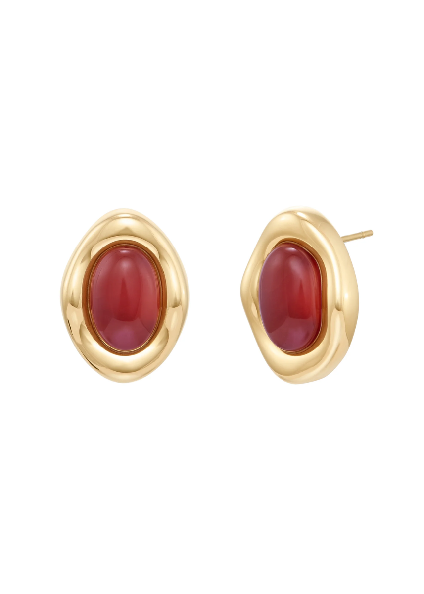 Bordeaux Earrings - Gold