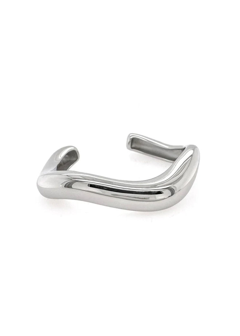 Cascade Cuff Bracelet - White Gold