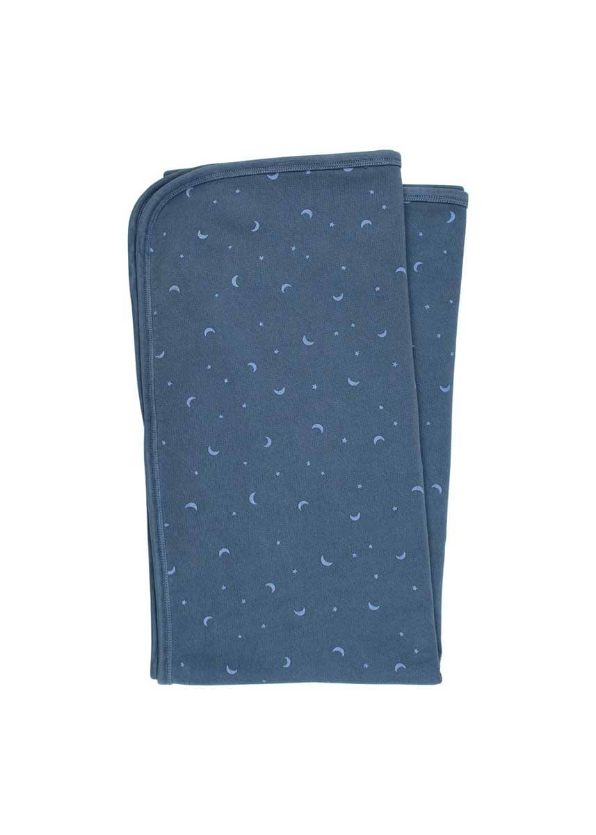 Organic Printed Cozy Blanket - Lake Moon