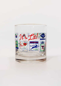 Holiday Matchbooks Rocks Glass