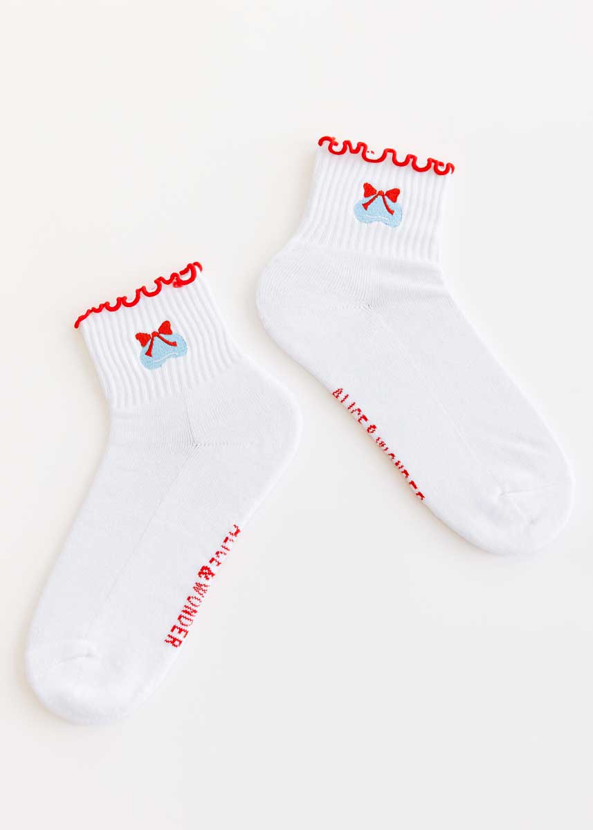 The Bean Icon Ruffle Sock