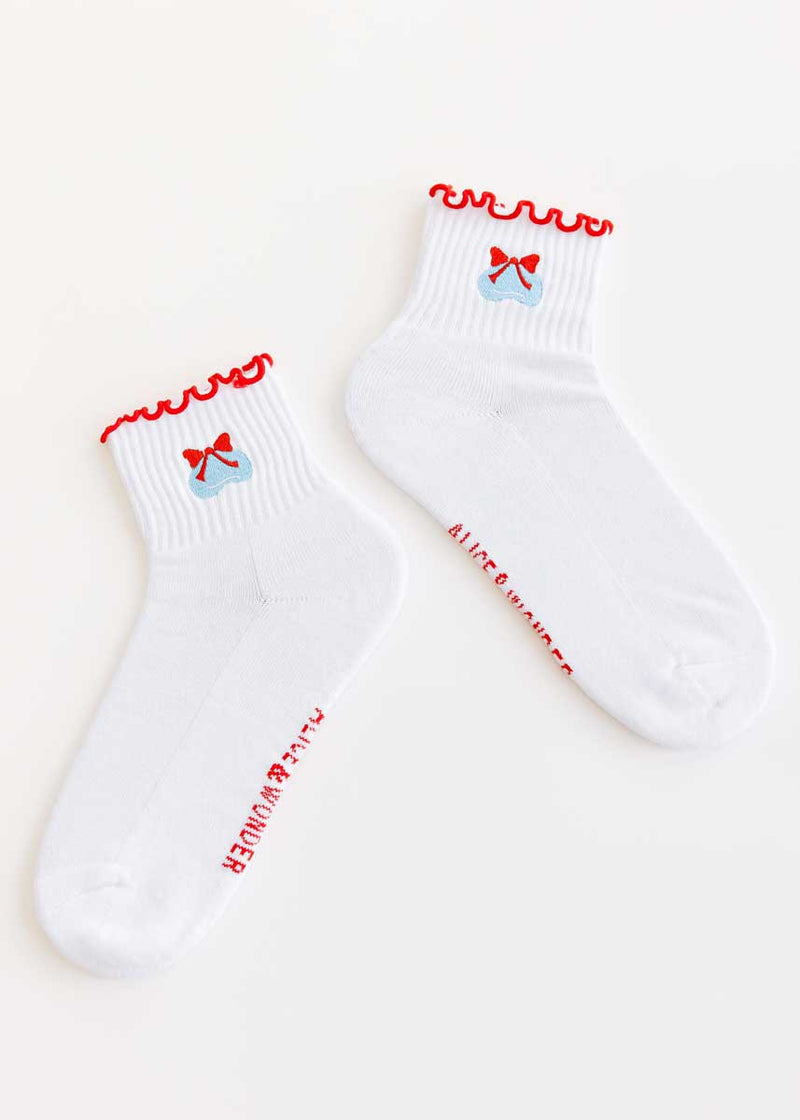 The Bean Icon Ruffle Sock