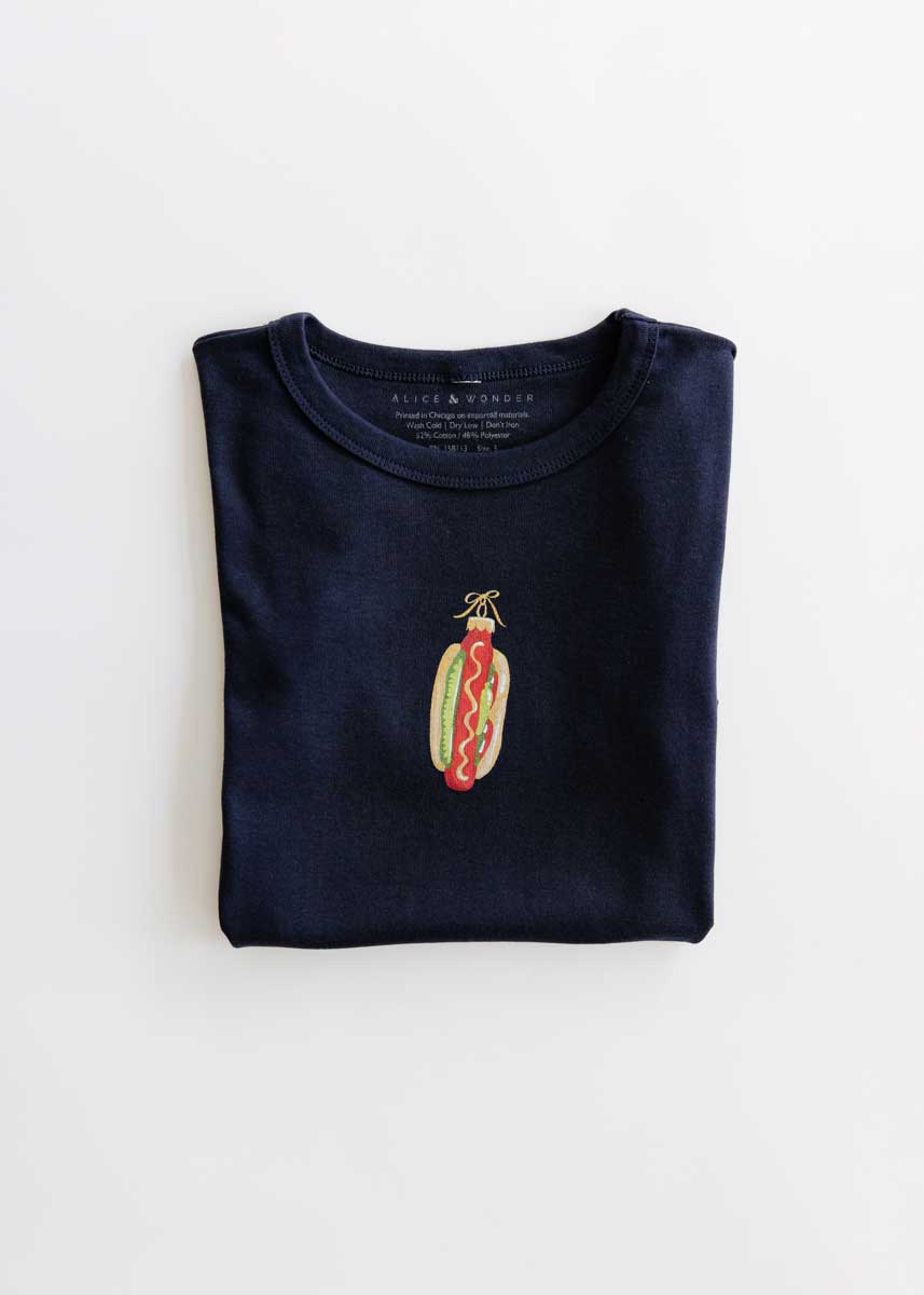 Hot Dog Ornament Baby Tee