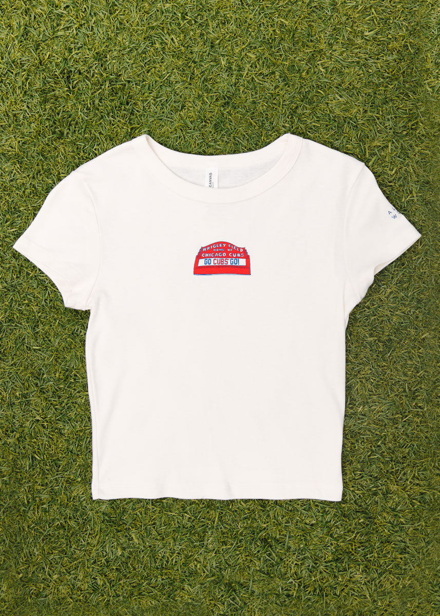 Wrigley Field Marquee Baby Tee