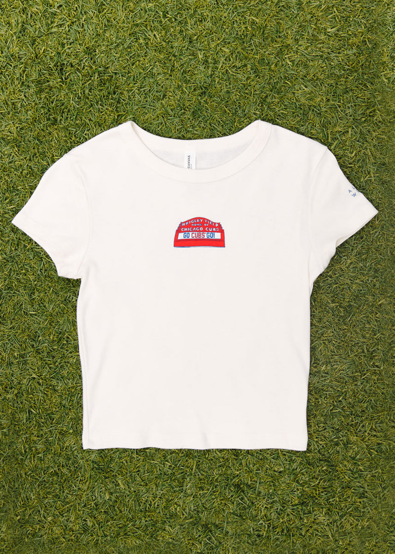 Wrigley Field Marquee Baby Tee