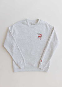 Greetings (Dibs) From Chi Crewneck Sweatshirt - Heather Grey
