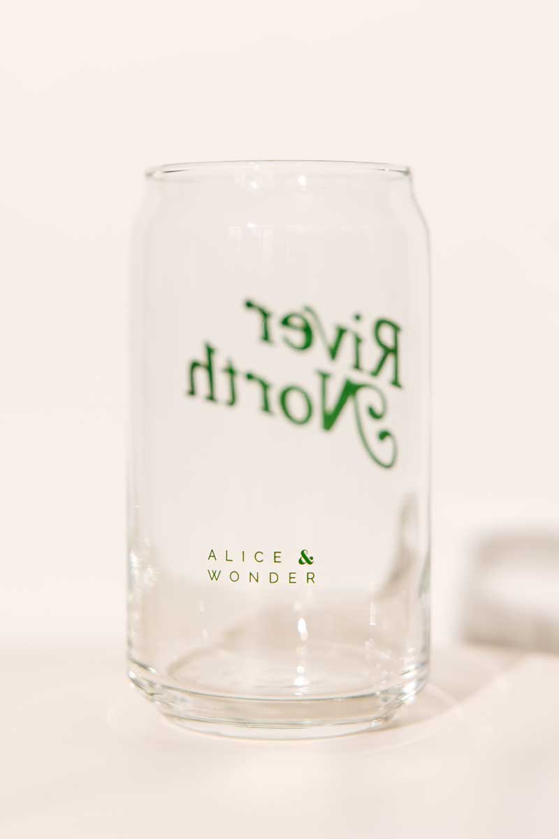 River North Can Glass