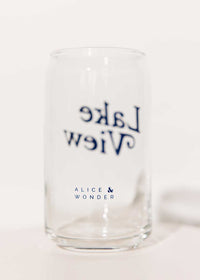 Lake View Can Glass