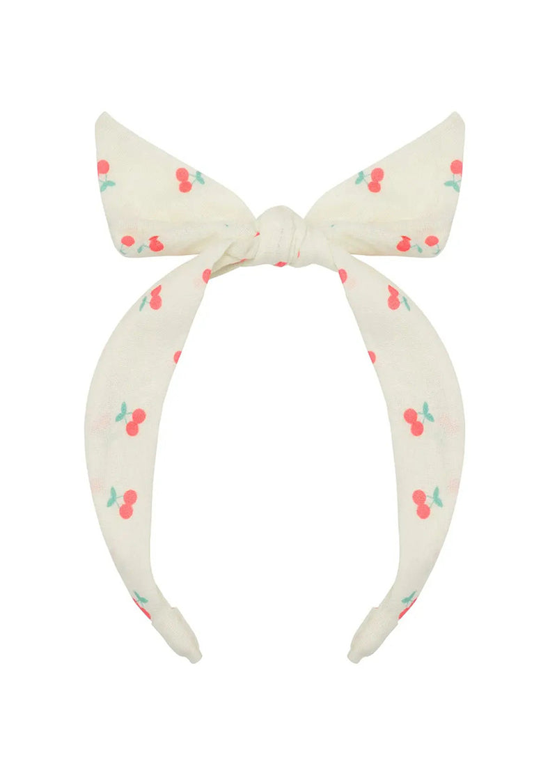 Cherry Tie Headband