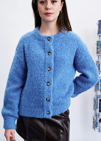 Syros Cardigan - Bleu Lavande