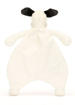 Bashful Black & Cream Puppy Comforter