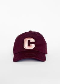 Toddler C Is For Chicago Dad Hat - Burgundy