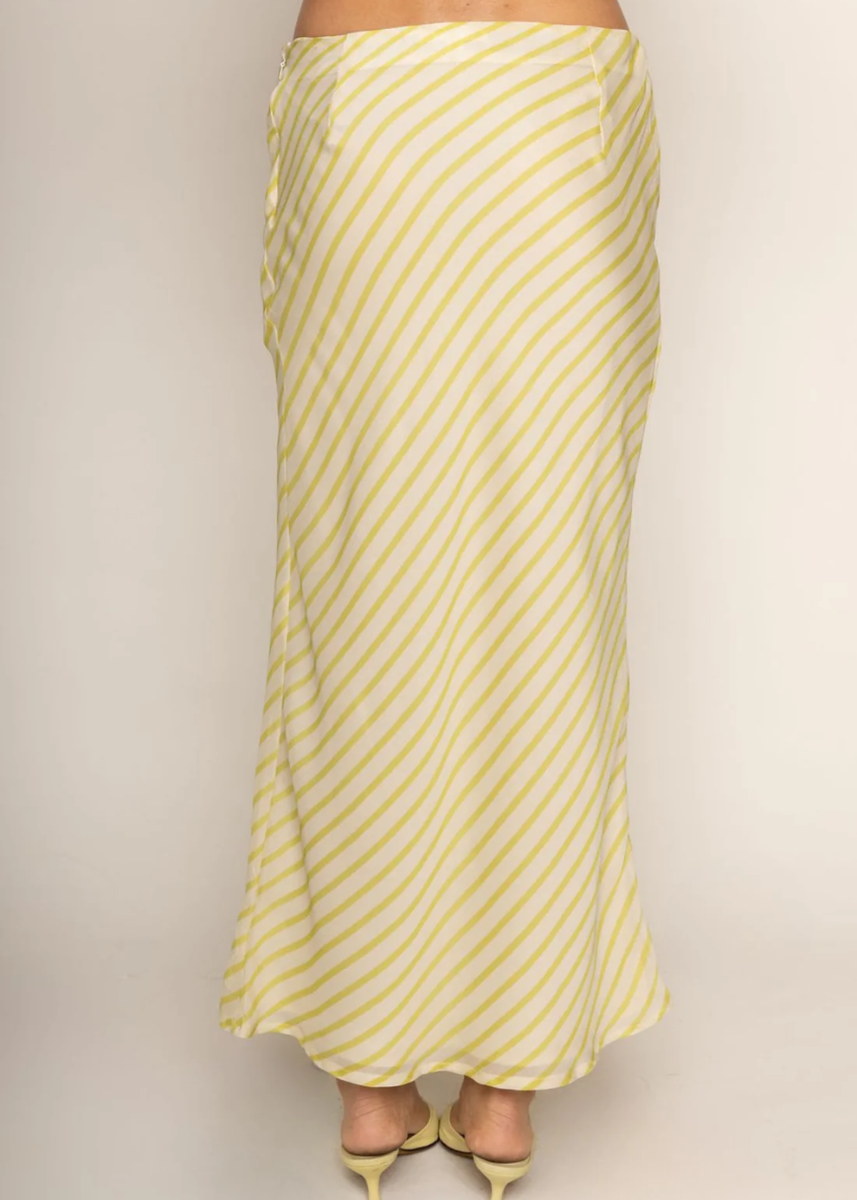 Carina Maxi Skirt - Lime