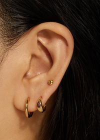 Charlotte Mini Heart Studs - Gold