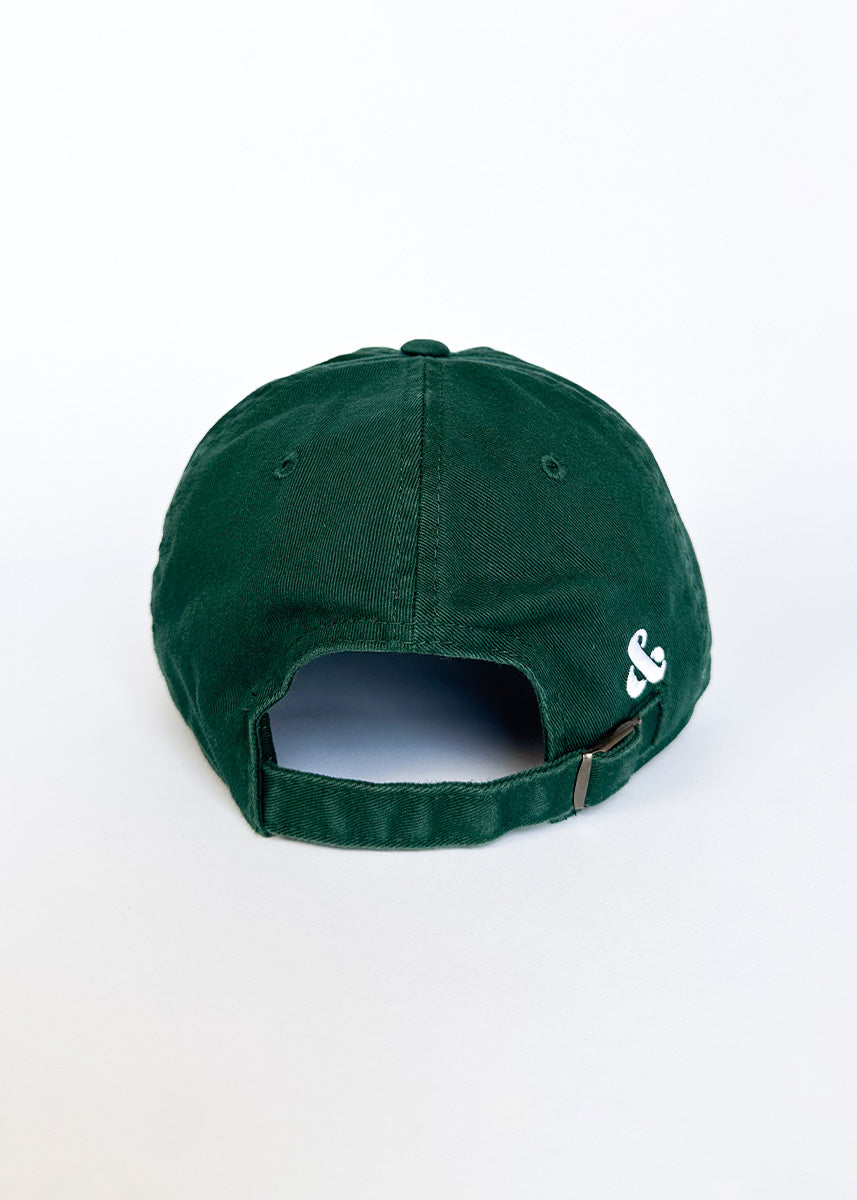 Chi City Cursive Dad Hat - Green