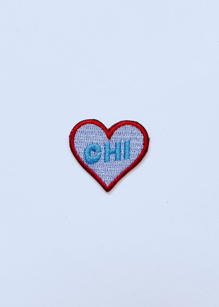 Heart Chi Patch - Blue & Red