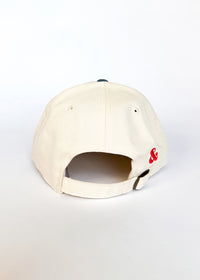 Chi Heart Icon Hat - Ivory & Breaker Blue